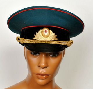 Vintage Cap Visor Officer Missile Forces Headdress Ussr