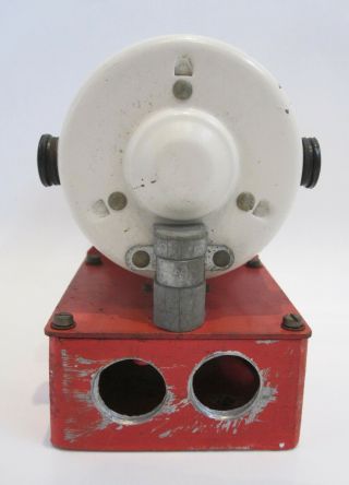 Vintage GENT SIREN - Rare STRIDENT Klaxon Fire alarm WW2 War Air Raid 240v LOUD 4