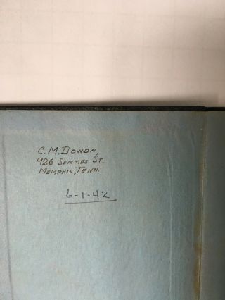 Vintage 1940 Tennessee Craftsman or Masonic Textbook 4