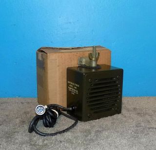 Nos Us Army Signal Corps Military Loudspeaker Ls - 454/u 4fu3866 Adec Inc