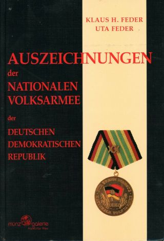 Rare East German Medal And Badge Book Army Stasi Mfs Nva Ddr Feder