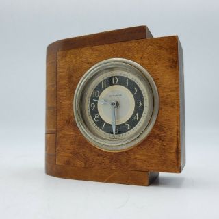 Vintage Art Deco Haven Desk Clock 4.  5 "