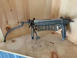 Vintage Crescent No.  130 Wringer Washer Cast Iron Estate Look