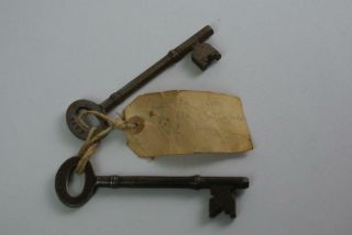 (ref165bf) Antique Keys For Ecclesfield Police Station Cells