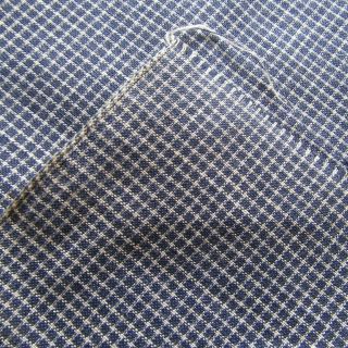 Antique INDIGO BLUE Check 26 