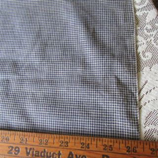 Antique INDIGO BLUE Check 26 