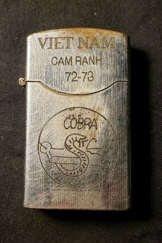 Vietnam Cam Ranh 72 - 73 Zenith Lighter