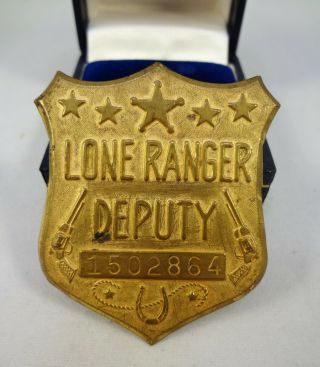 Radio/Cereal Premiums Lot; Lone Ranger Rings: 1946 Weather - 1948 Flashlight - 1949 6