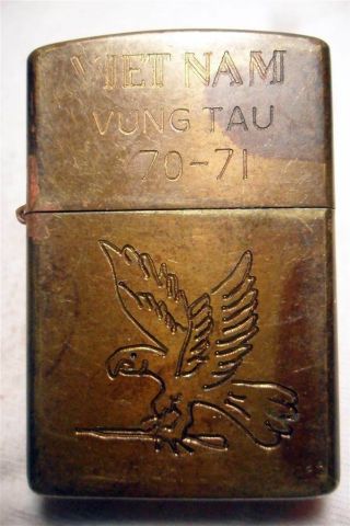 Vietnam Vung Tau 70 - 71 Vietnam War Zippo Lighter