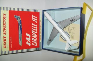 Model Dinky Toys Of Plane Se 210 Caravelle Scandinavian Airlines System