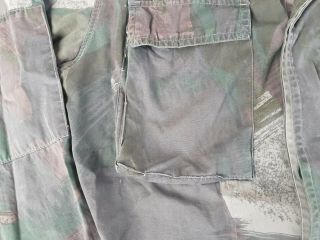 RARE Vietnam War ARVN Windproof Camo Shirt XL Uniform Vietnamese 7