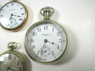 11 Antique Pocket Watches South Bend,  Elgin,  Waltham 4