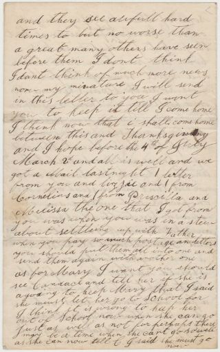 1863 CIVIL WAR SOLDIER LETTER - WASHINGTON NC 27th MASS - REBEL RAID ON TOWN 3