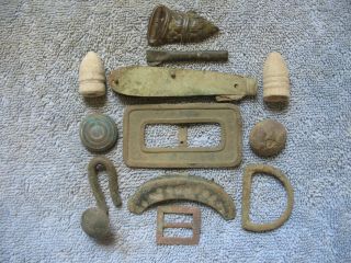 Dug Sash Buckle,  Relics From Ox Ford - North Anna River,  Va.
