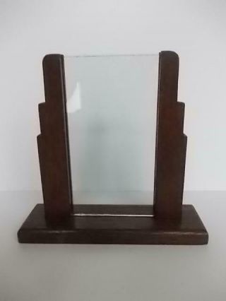 178 / 1930s Art Deco Wooden Photograph Frame With Glass