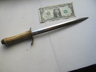 Very Rare Ww2 Theatre - Made Trench Knife,  Made From Captured German Dagger