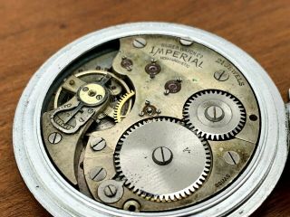 Buren Imperial 21 Jewels Antique Pocket Watch For Repair \ Parts 3