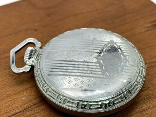 Buren Imperial 21 Jewels Antique Pocket Watch For Repair \ Parts 5
