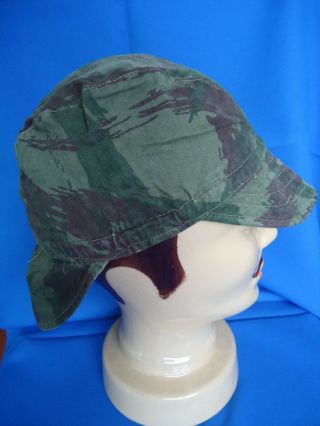 Portugal Army Military Camouflage Bush Combat Hat Cap Africa War Look Photos