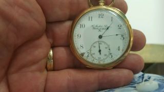 Elgin 15j Pocket Watch 14k Gold Philadelphia
