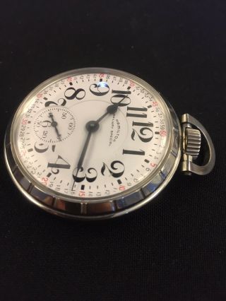 1968 Hamilton Pocket Watch 992b SS Hamiton Case 4