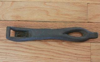 Vintage Cast Iron Stove Lid Lifter Unbranded Cook Coal Wood