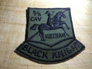 1960s/vietnam? Us Army Patch - 3/5 Cavalry Black Knight Beauty