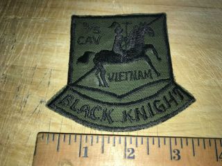 1960s/Vietnam? US ARMY PATCH - 3/5 CAVALRY BLACK KNIGHT BEAUTY 2