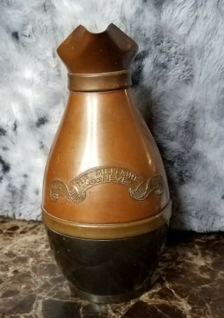Rare Antique 1914 Swiss Army Military Shooting Pitcher Prize/trophy
