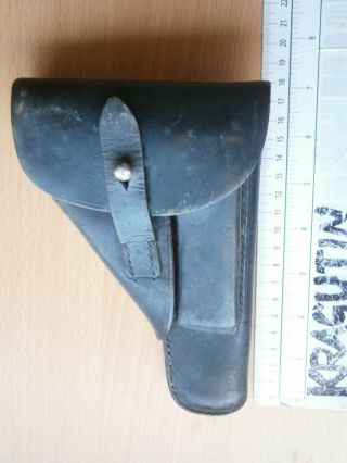 Ppk Berlin Germany Army / Police Leather Pistol Holster Gun Case Holder Wwii
