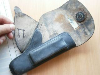 PPK BERLIN GERMANY ARMY / POLICE LEATHER PISTOL HOLSTER GUN CASE HOLDER WWII 5