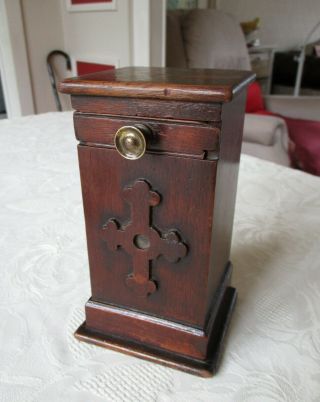 Antique Wooden Holy Communion Ecclesiastical Travelling Box