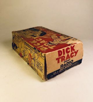 Extremely Rare DICK TRACY 1940 ' s DA - MYCO Antique Crystal Radio 8