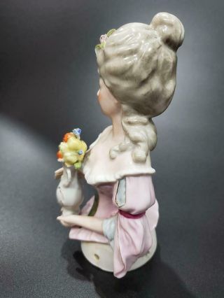 Antique German Porcelain Half Doll 9199 Art Deco 5.  5 