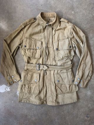 Wwii Us Airborne Paratrooper Jump Jacket Named Stamped Size 36r