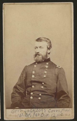 Civil War Era Cdv Union General Nathaniel Jackson Xii Corps