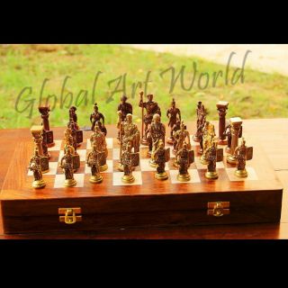 Unravel Emperor Art Collectible Chess Set Of 32 Figures Chess Figures Cb 04