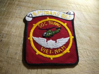 1960s/vietnam? Us Army Patch - 167th Trans Det Soc - Trang Beauty
