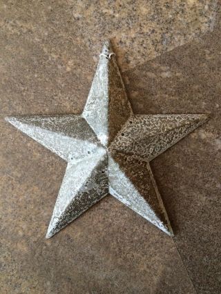 Set of 3 AMERICAN/GALVANIZED & BLACK BARN STARS 8 