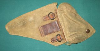 Rare WWII Japanese Type 94 T - 94 Canvas Holster Vet Bring Back 10