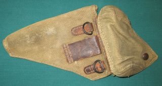 Rare WWII Japanese Type 94 T - 94 Canvas Holster Vet Bring Back 7