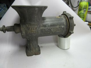 Antique Simmons Keen Kutter Meat Grinder [less Handle]