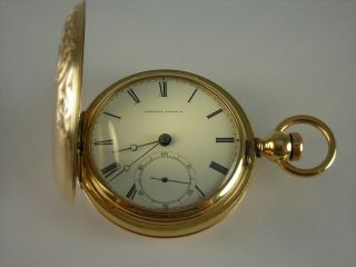 Antique 18s Waltham Appleton Tracy 1857 Model Key Wind Pocket Watch.  Civil War