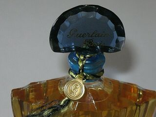 Vintage Guerlain Shalimar Perfume Bottle/Purple Box 1/2 OZ Sealed/Full 1983 6