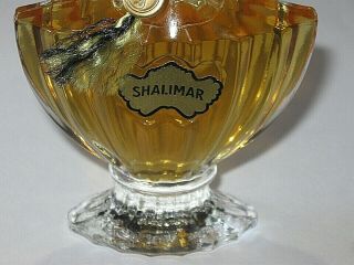 Vintage Guerlain Shalimar Perfume Bottle/Purple Box 1/2 OZ Sealed/Full 1983 7