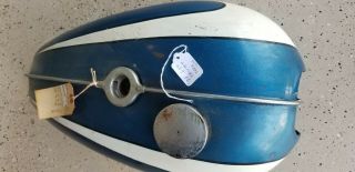 Vintage Antique Triumph 650 Gas Tank 1973