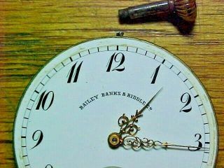 Patek Philippe 38.  8MM Special For Bailey Banks & Biddle Pendantset O/F Movement 11