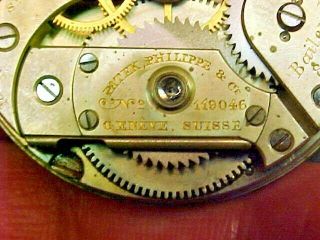 Patek Philippe 38.  8MM Special For Bailey Banks & Biddle Pendantset O/F Movement 2