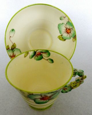 Unique Royal Paragon Flower Handle Cup and Saucer 3