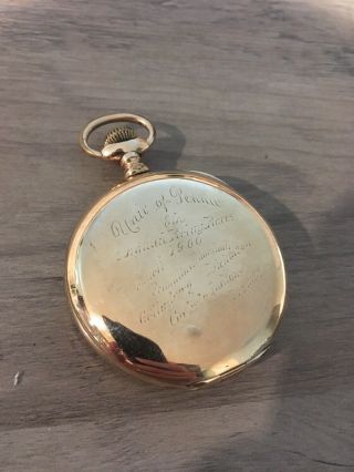 Penn Relays Waltham Pocket Watch 16s From 1899